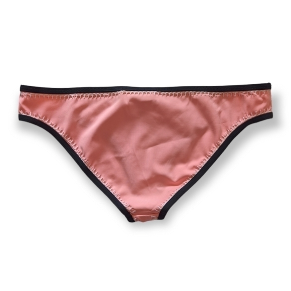 Bar III Stitched Bikini Bottoms - Salmon Pink - L - Picture 2 of 4